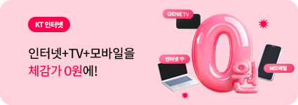KT 인터넷 + TV + M모바일 최대 226만원 혜택