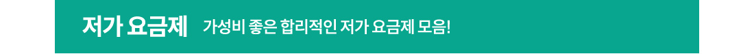 저가 요금제