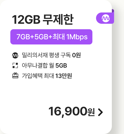 12GB 무제한