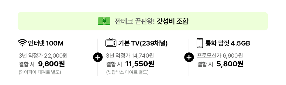 갓성비 조합