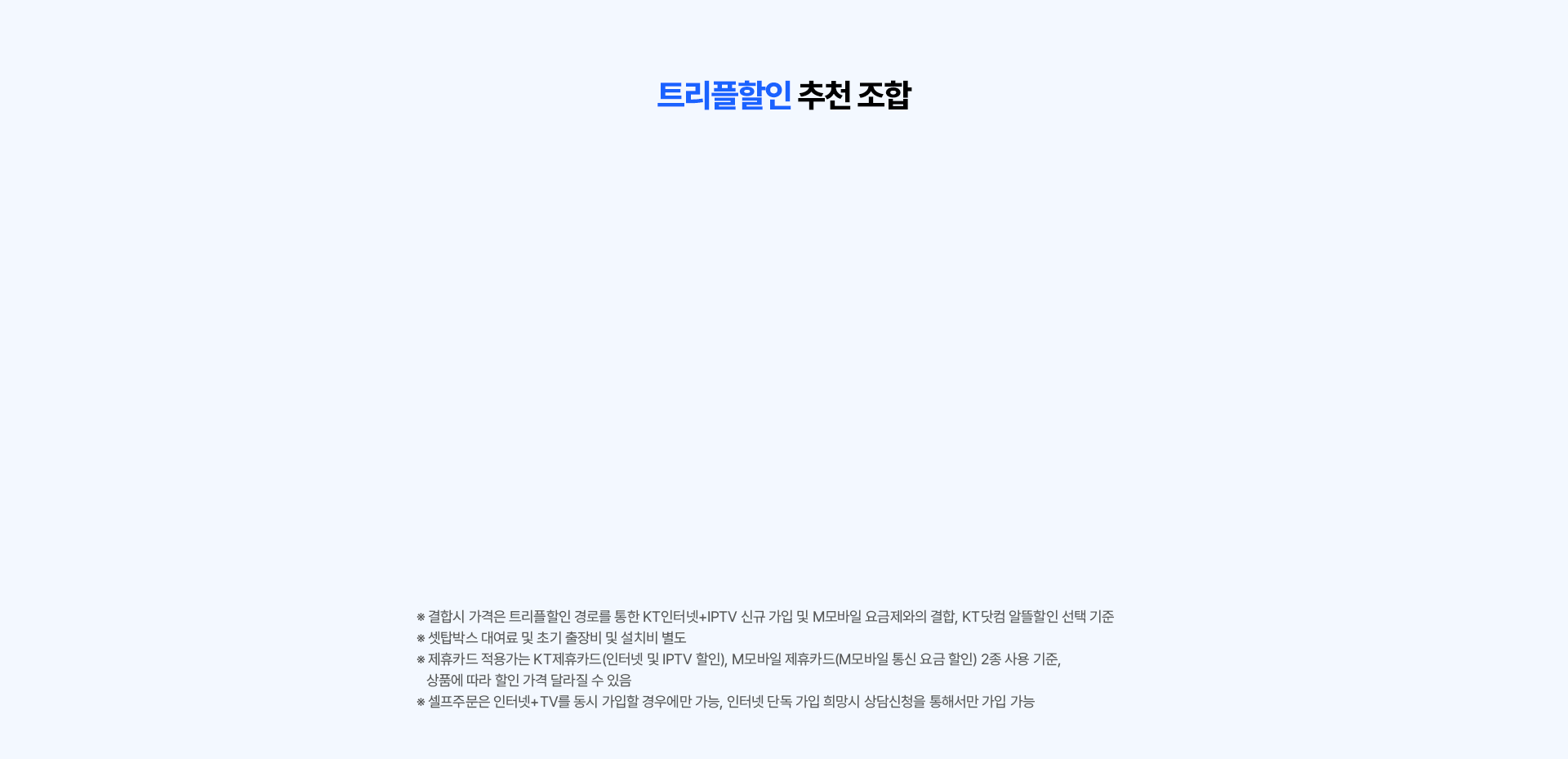 트리플할인 추천 조합