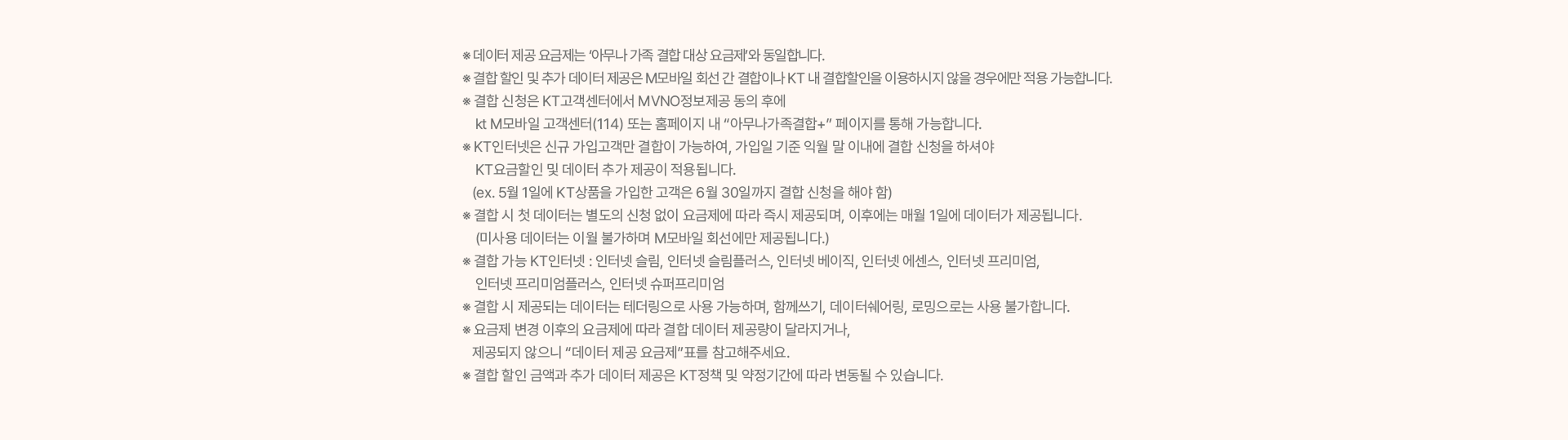 데이터 추가 제공 유의사항