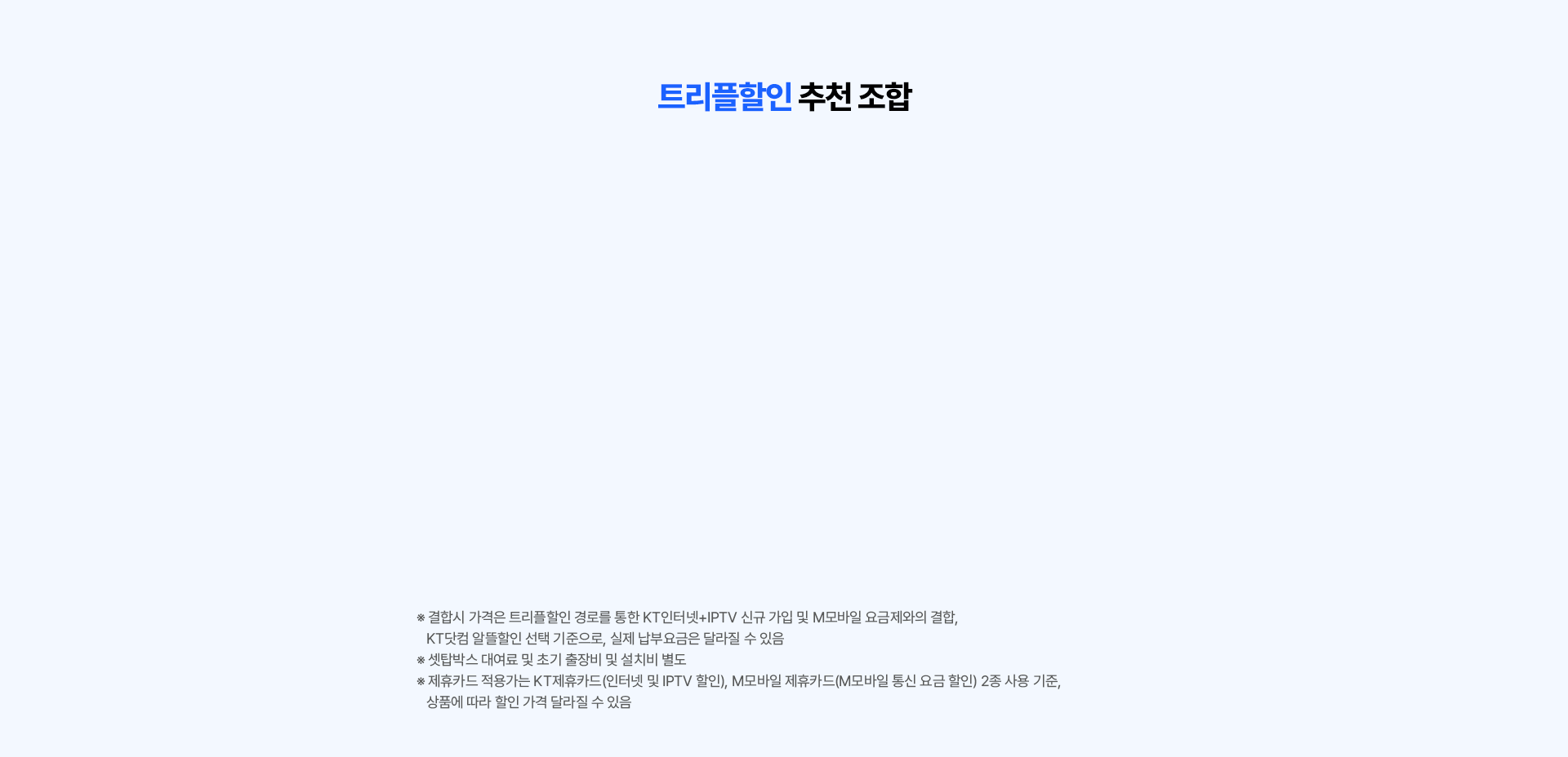 트리플할인 추천 조합